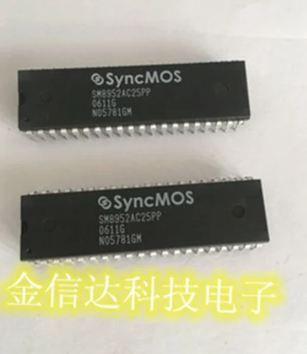 Mxy 1pcs SM8952AC25P SM8952 DIP 8-Bits -controller With 4/8KB flash embedded