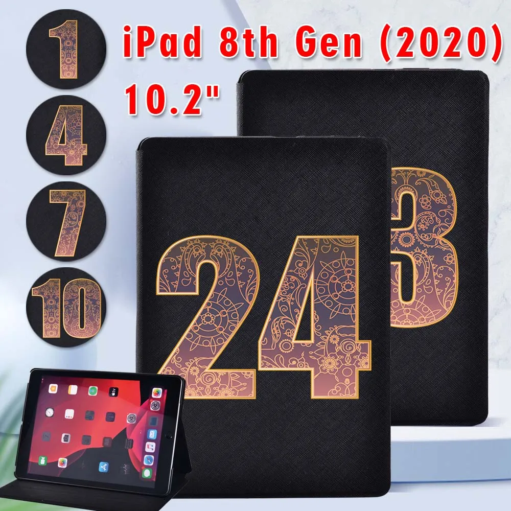 Tablet Case for Apple IPad 8 10.2 Inch 8th Gen A2270 A2428 A2429 A2430 Fundas PU Ultra Slim Cover Case for IPad 10.2 2020