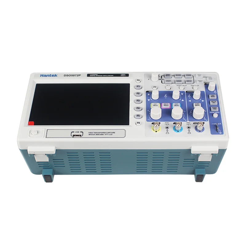 Hantek DSO5202P DSO5102P DSO5072P راسم الذبذبات للتخزين الرقمي 2-قناة 70 ميجا هرتز-200 ميجا هرتز عرض النطاق الترددي 1GSa/S 40K TFT USB تخزين