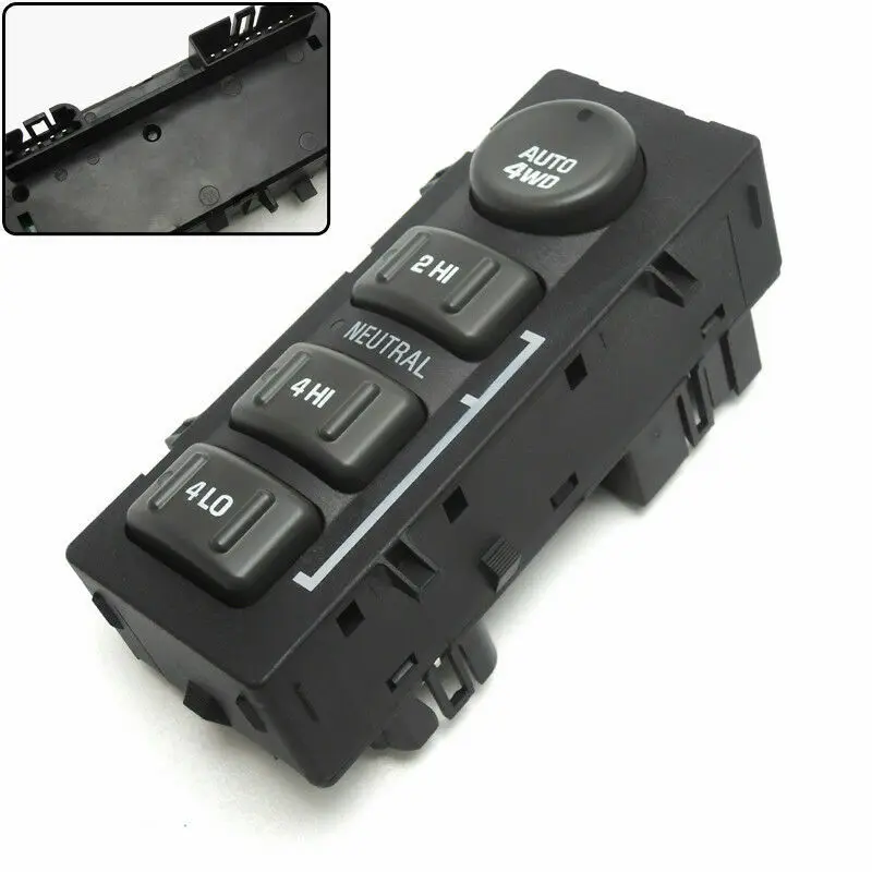 

4X4 Wheel Drive Control Switch 4WD 4x4 Transfer Case Button15709327 For Chevy GMC Sierra Silverado Yukon Tahoe 19168767 1570932