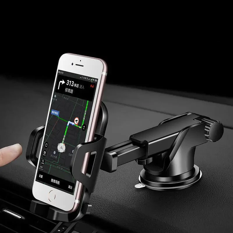 Multifunction Car Phone Holder Car Dashboard Suction Cup GPS Stand Universal Phone Bracket For iPhone Samsung Huawei Xiaomi