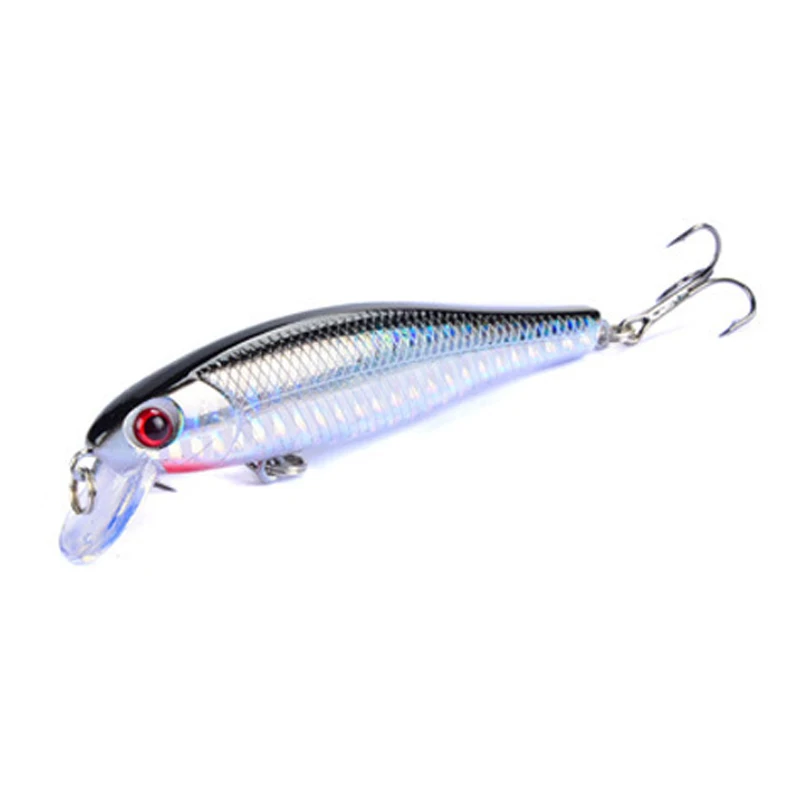 Minnow Esche Artificiali In Metallo Calamari Beni Durevoli Per La Pesca Luminoso swimbait Fiume Mare Shad