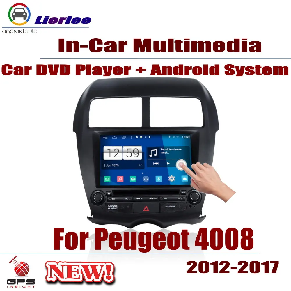 

For Peugeot 4008 2012-2017 Car Android Multimedia DVD Player GPS Navigation DSP Stereo Radio Video Audio Head Unit 2din System