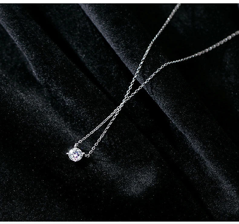 La Monada 38 + 4,8 cm Silber Halskette Für Frauen Feine Silber 925 Schmuck Mode Hals Minimalistischen Anhänger 925 silber Ketten Frau – Detail 11