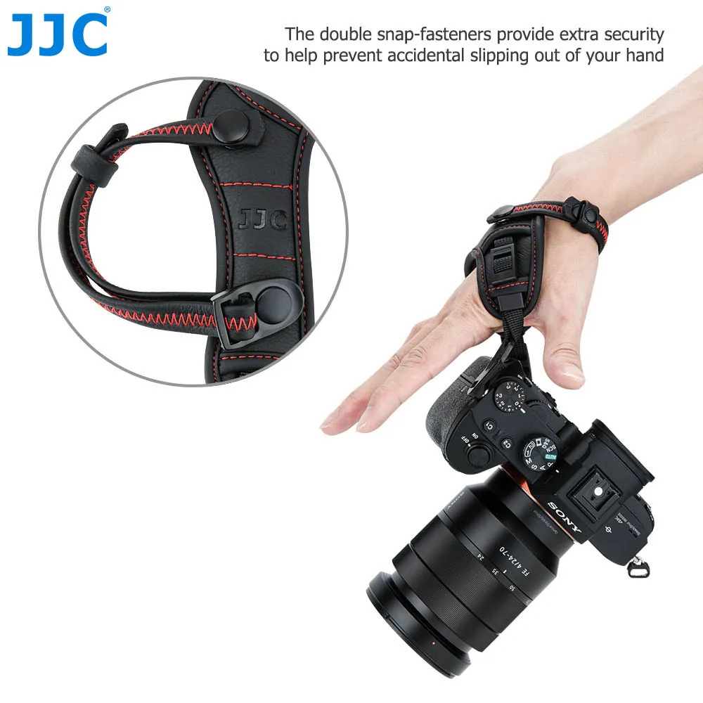 JJC Camera Hand Wrist Strap Quick Release  Accessories for Canon EOS R8 R10 R RP Ra R3 R5 R6 M50 M6 Mark II M50 M100 M6 M3