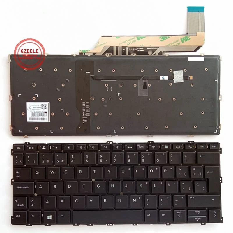 Hiszpania/angielski SP/US/RU/UK/JP Klawiatura do laptopa HP Elitebook x360 1030 G2/1030 G3/1030 G4 HSN-104C HSN-Q10C HSN-Q20