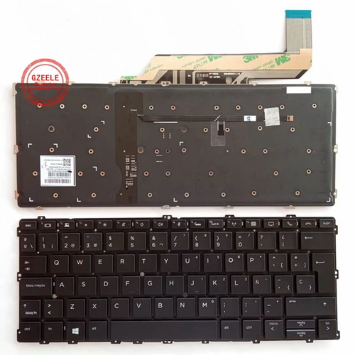 Imagen 1 del producto Teclado para ordenador portátil SP/US/RU/UK/JP de España/inglés para HP Elitebook x360 1030 G2/1030 G3/1030 G4 HSN-104C HSN-Q10C HSN-Q20