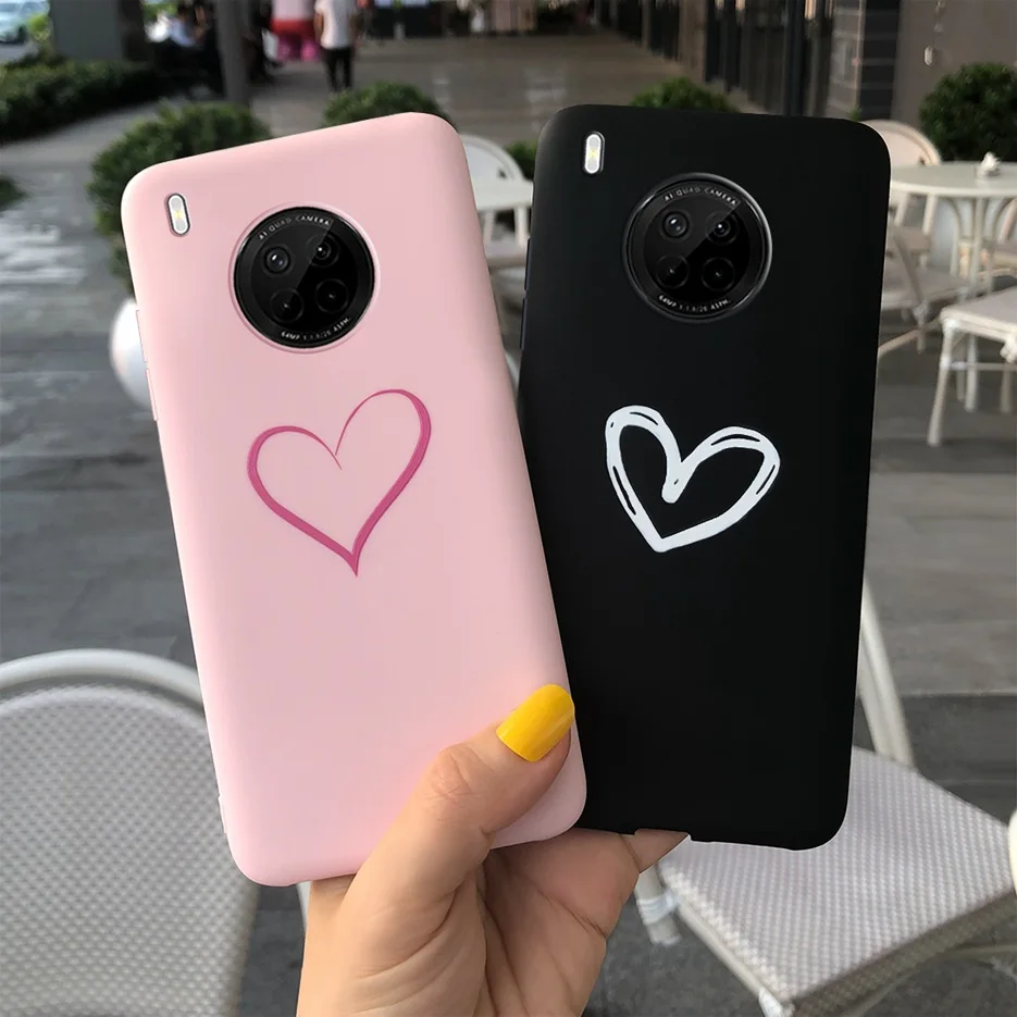 For Huawei Y9a Case 6.63'' 2020 New Fashion Cute Soft TPU Silicone Back Cover For Huawei Y9A Phone Case For HuaweiY9a Y 9A Funda