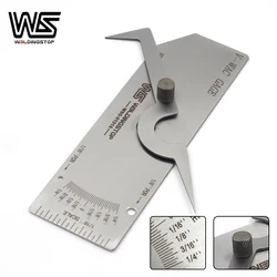 V-WAC Welding Gage welding Biting Edge inspection gauge STANDAR inch reading