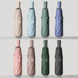 8 Ribs Mini Rain Umbrella Anti UV Paraguas Sun Umbrella Rain Windproof Light Folding Portable Umbrellas for Women Men Children