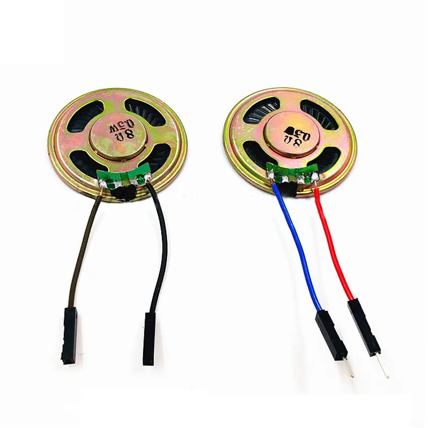 JCD 1PCS Mini ลำโพง8 Ohm 0.5W 8R ของเล่นสุนัขอิเล็กทรอนิกส์ Horn ลำโพง40มม.ลำโพง dupont ชายหญิง