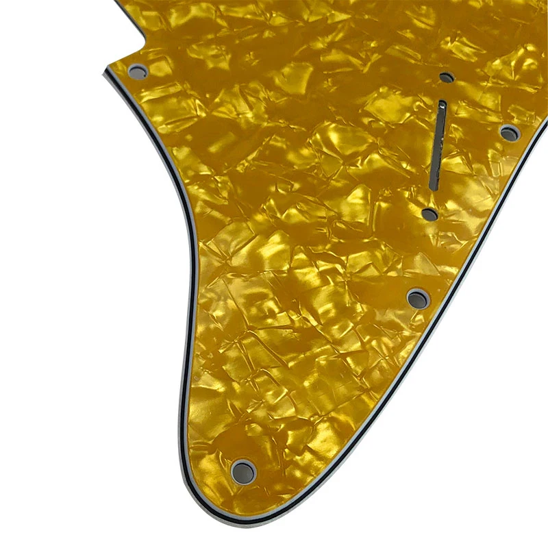 For ST Pickups Guitar Pickguard With Three Reverse-Mounted American Vintage ‘65 Single-Coil Strat Pickups No Control Hole