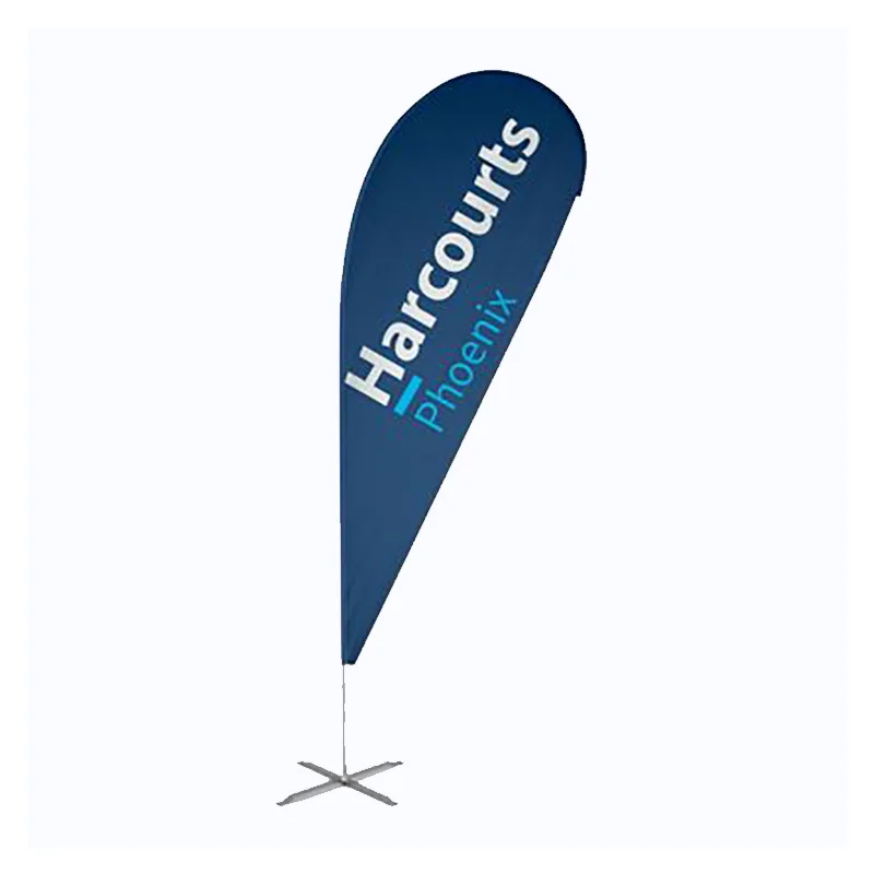 Outdoor advertising teardrop flying banner and promotional teardrop flag