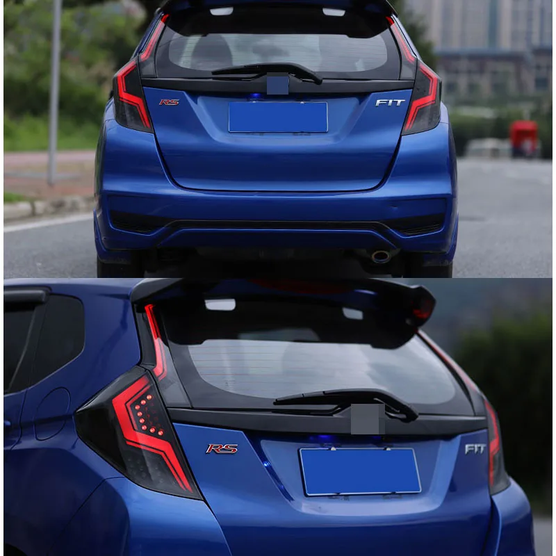 For Honda FIT Jazz GK5 2014-2019 Taillights LED DRL Running lights Fog lights Rear parking lights Tail lights