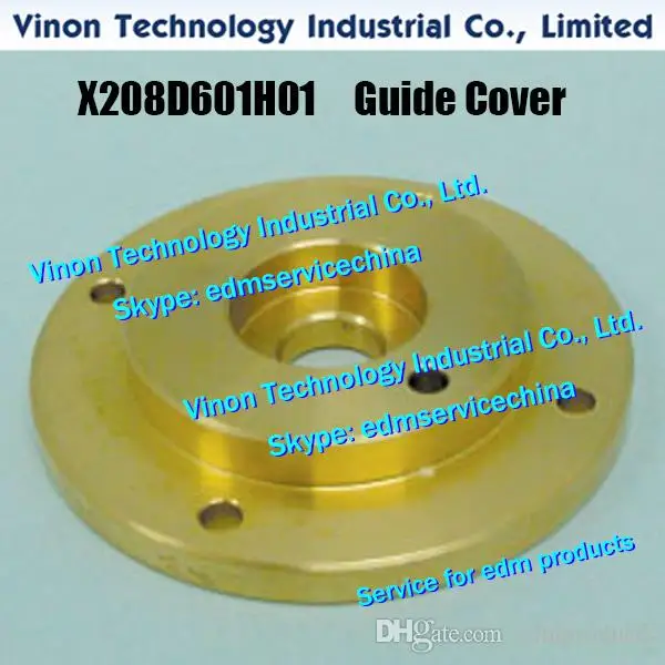 X208D601H01 edm Guide Cover Brass Ø60xØ10x19Hmm for DWC-CX,SX machines X208-D601-H01, X208D601H02, X198D776H01 Fixing