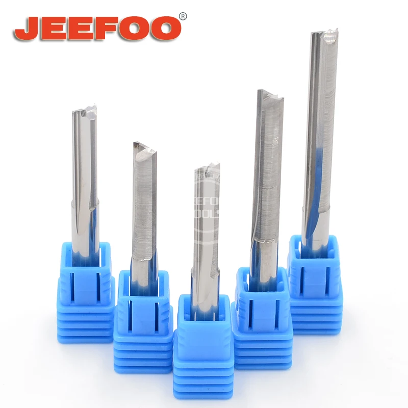 

3.175mm/4mm Two Flutes Straight Carving Tools Double Flutes CNC Router Bits Straight Engraving Cutters