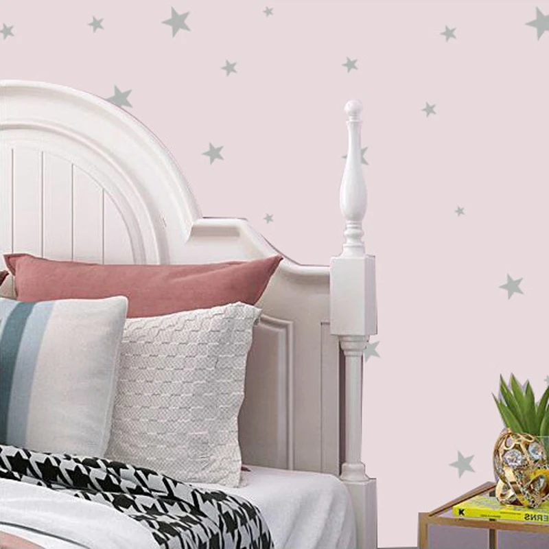 Papel tapiz autoadhesivo engrosado, cálido papel tapiz de estrella de dibujos animados, impermeable, para habitación de niños, dormitorio de estudiantes, decoración del hogar