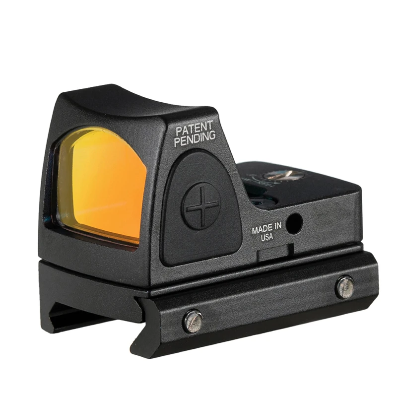 Imagem -02 - Mini Rmr Red Dot Sight Scope Colimador Glock Rifle Reflex Airsoft Hunting Revólver Estoque dos Eua