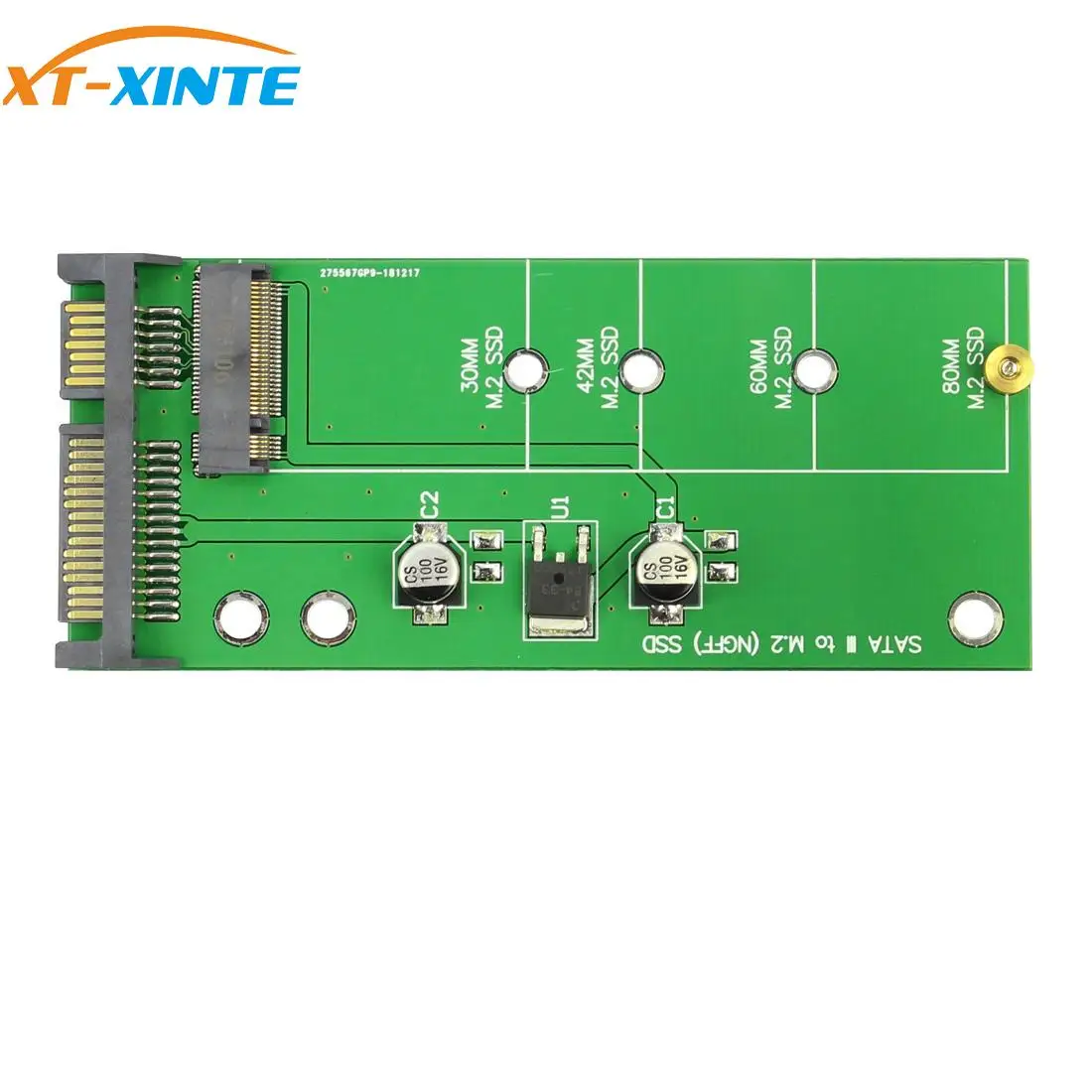 

5 комплектов Add On Card M.2 адаптер M2 SATA3 Raiser M.2 к SATA Adapter SSD M2 к SATA Expansion Card B Key Support 30/42/60/80 мм