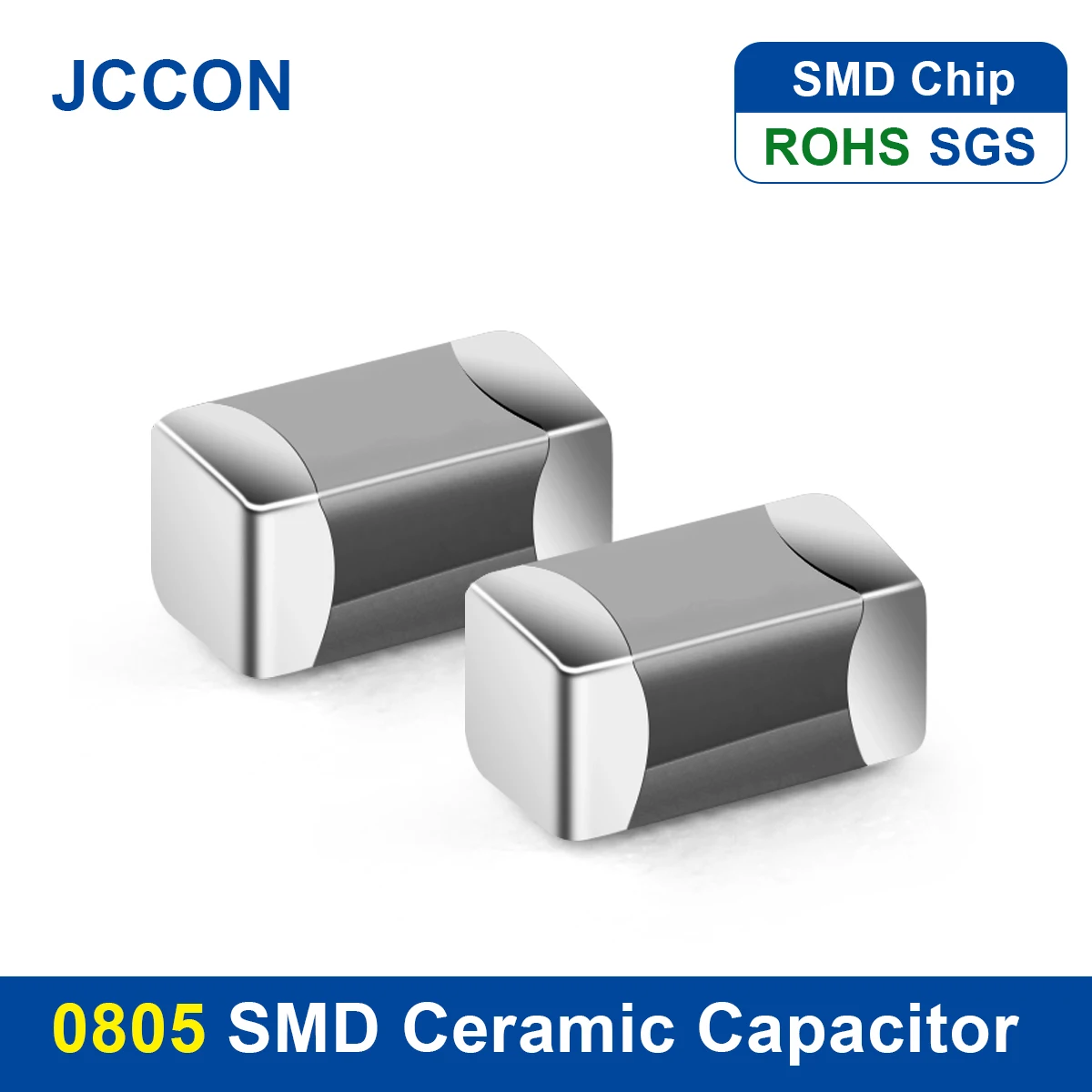 100Pcs 0805 SMD Thick Film Chip Multilayer Ceramic Capacitor 0.1UF 100nF X7R Error 10% 50V 104 1pF ~ 47uF 120nF 3.9NF 47nF 6.8nF