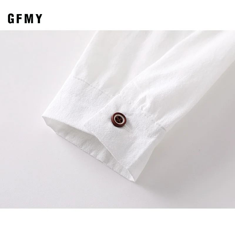 Kids Clothing Spring 2021 Long Sleeve Boys Shirts Fashion Cotton Solid White Shirt Children Turn-down Collar Button Tops 4 15y