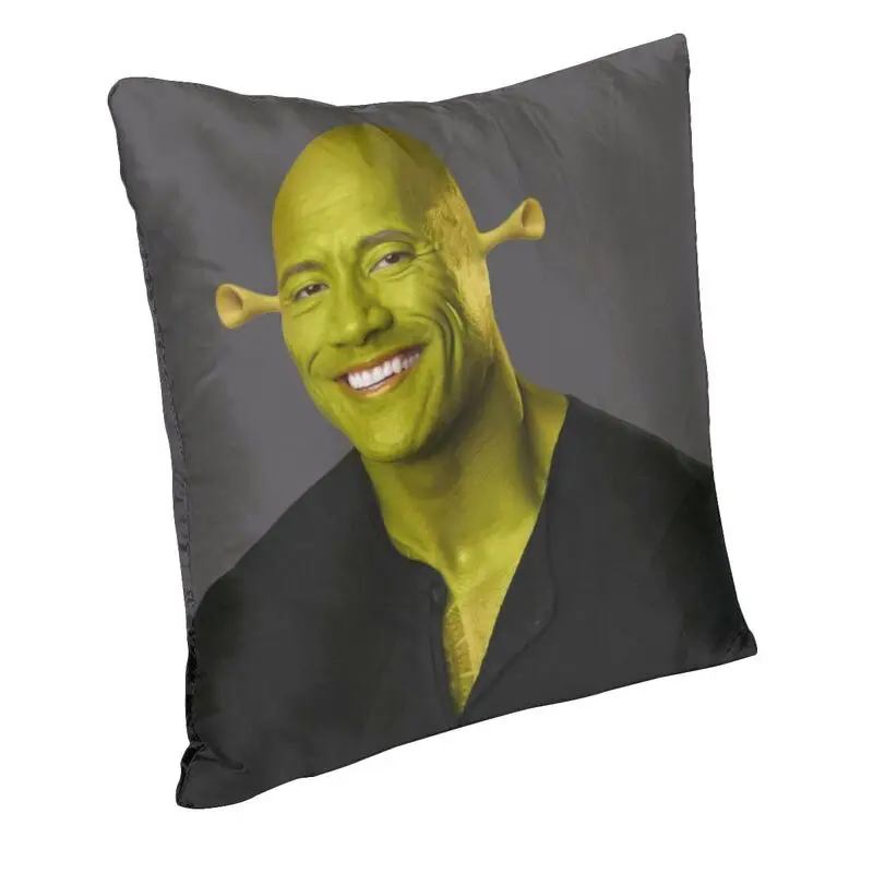 Dwayne The Shrok Johnson Throw Pillow Case 45*45cm Sofa The Rock Muscle Man Cushion Cover Cool Pillowcover Double-sided Printing