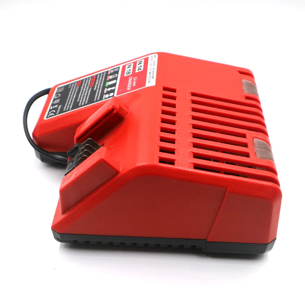 C & P MIL Ch02 M14BX 14.4V ~ 18V 48-59-1812 M18BX M12 48-11-1815 48-11-1850/1830/1840 شاحن بطارية ليثيوم أيون لميلووكي