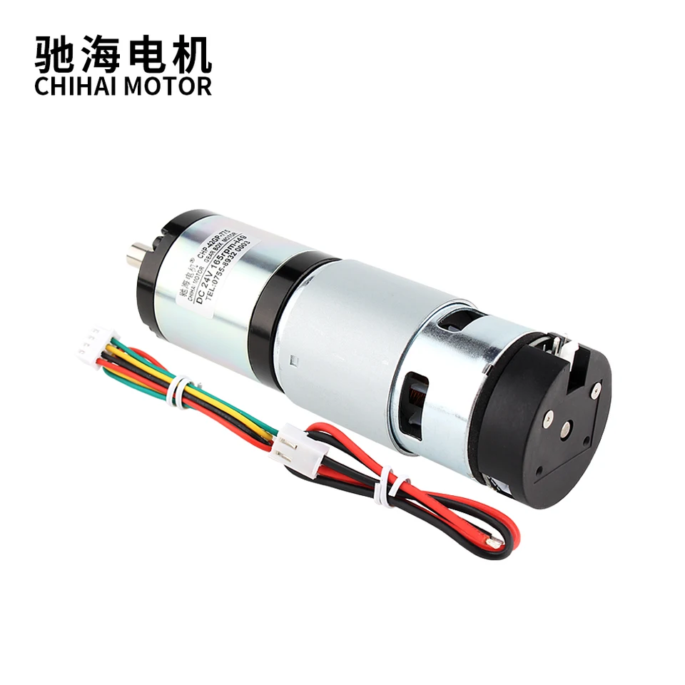 42GP775 Permanentmagnet-Planetengetriebemotor Mit Encoder – DC 12V, 1100 Rpm, 42 Mm, Untersetzung 1:67 (Encoder-Motor)