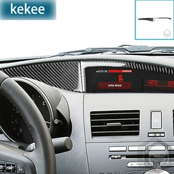 Central Control Display USB Panel Trim Car Accessories For Mazda 3 Axela 2010 2011 2012 2013 Mazdaspeed 3 Carbon Fiber Stickers