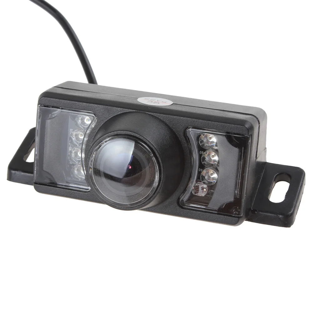 120 degree wide angle short License Plate Frame camera 7 LED infrared night vision Car Rear View reverse Camera