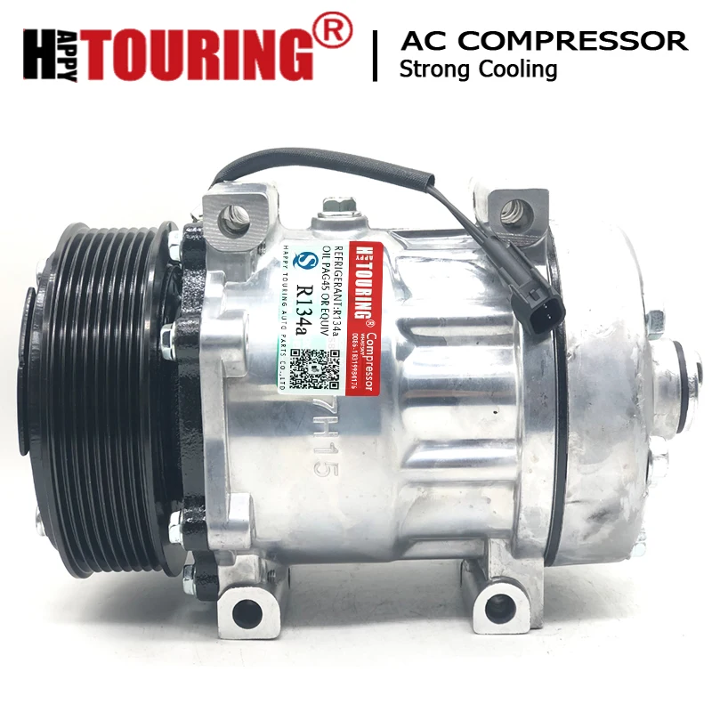 

SD7h15 AC Compressor for Land Rover Defender JPB500250 JPB500270 JPB500300 7H1219D623AD 7H1219D623BA LR012809 LR031453 4151 4399