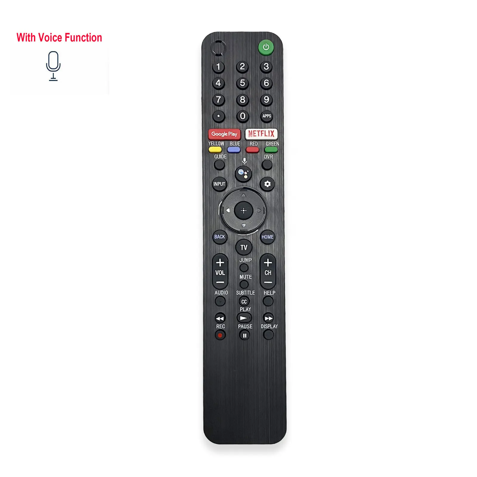 

New Remote Control RMF-TX500U For Sony Voice 4K Smart TV XBR-75X900H KD-75XG8596 KD-55XG9505 XBR-48A9S XBR-850G XBR-98Z9G