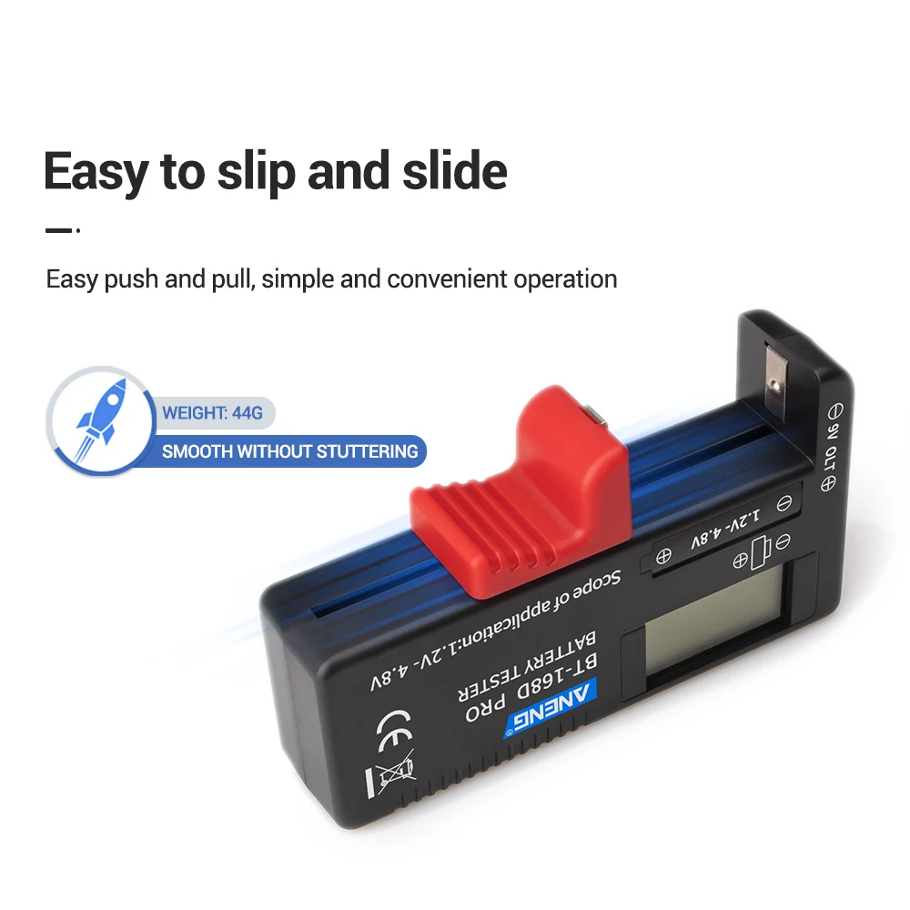 Hot!BT-168 PRO Digital Battery Capacity Tester for 18650 14500 Lithum 9V 3.7V 1.5V Cell C D Batteries Tester M05 20 Dropship