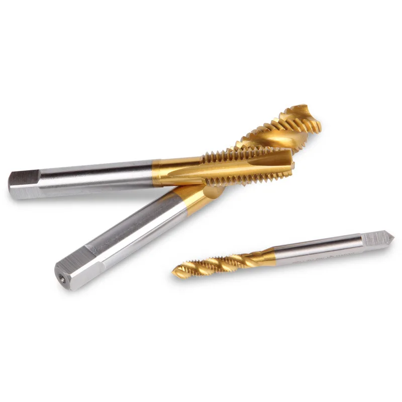 M3-M12 Tap Drill Bits Hex Shank Titanium Coated HSS Drilling Tap Bits Thread Screw Tapping Tools drill bits