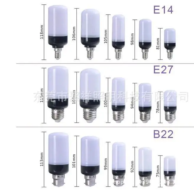 B22 E14 E27 Ampoule LED Corn Bulb 110V 3W 5W 7W 9W 12W High Lumen SMD 5736 E27 LED Light Emitting Diode Lamps Cool/Warm White