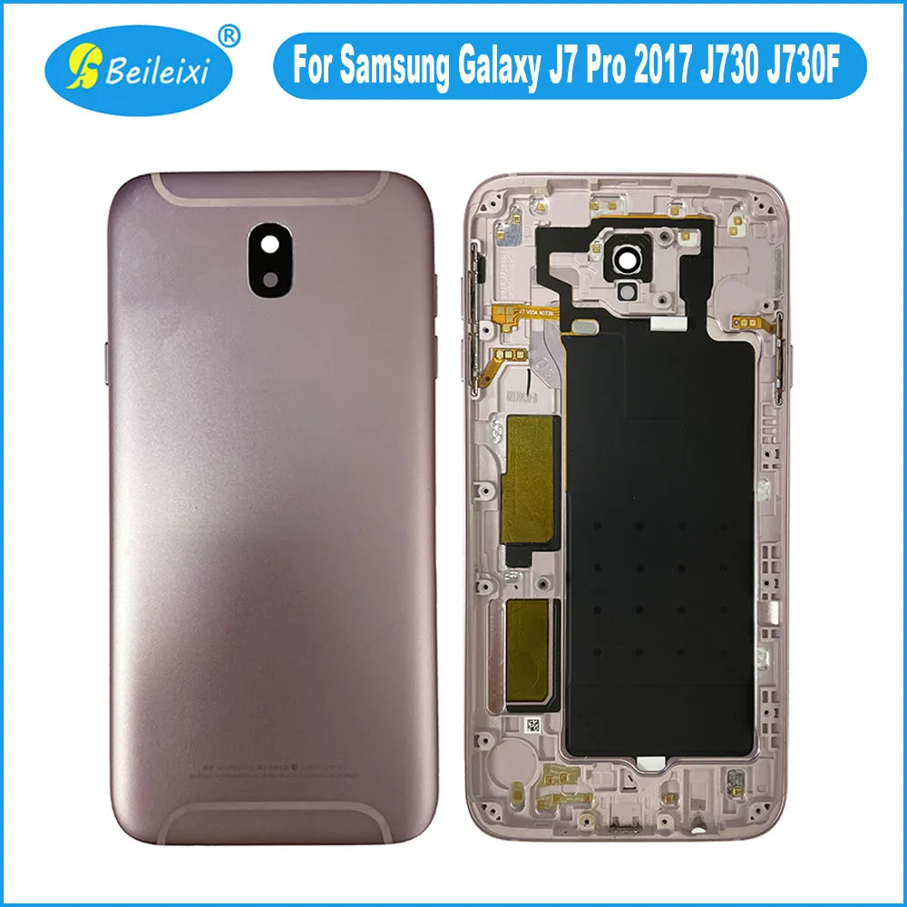 

For Samsung J7 Pro 2017 J730 J730F J730G/DS Battery Back Cover Protection Rear Door Case House Case Replace Battery Cover