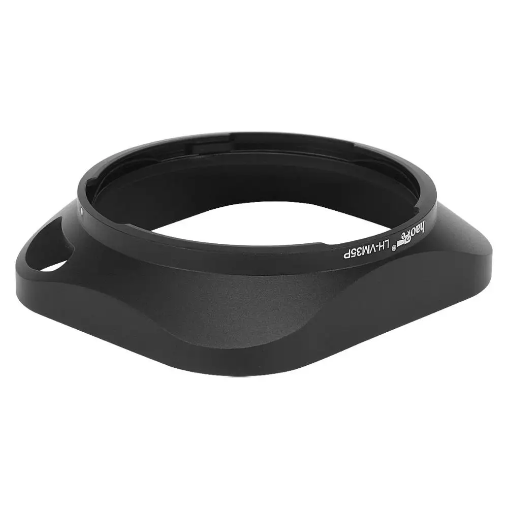 Haoge LH-VM35P Bayonet Metal Square Lens Hood for Voigtlander Nokton Aspherical 35MM 40mm f1.2  50MM/1.2  VM Hollow Out Designed