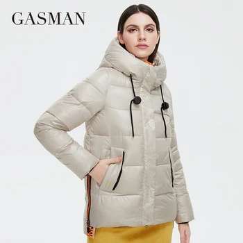 Gasman 2022 Vrouwen Donsjack Korte Casual Vrouw Katoenen Jas Merk Hoge Kwaliteit Ontwerp Parka Hooded Winter Kleding Vrouwen 2191