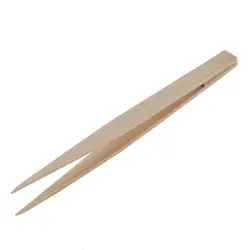 Pointy Tip Bamboo Straight Tweezer Tea Tong Handy Tool Tea Tweezer Bacon Tea Clip Tongs Kitchen Salad Food Toast