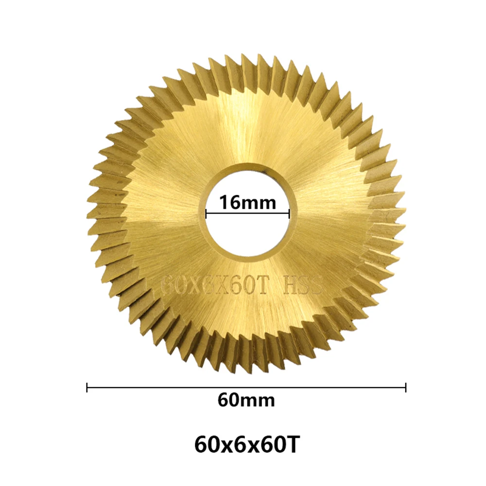 key cutting blade 60x6x16x60 t can hss coating machine cutter tool locksmith duplicate