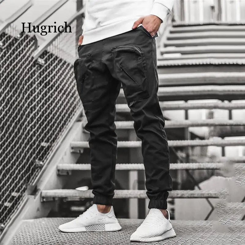 Casual Pants Men New Military Tactical Joggers Cargo Sweatpants Mens Sportswear Solid Pencil Pants Multi-Pocket Trousers Workout