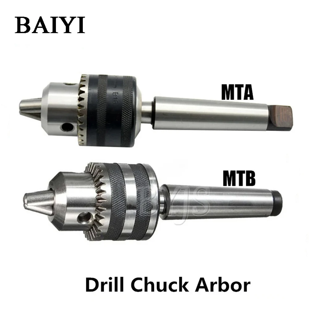 1pc Precision MT2 MTB2-B18 MTA2-B18 Shank Drill Chuck 3-16 B18 1-16 B18 3-16mm 1-16mm Heavy Duty Taper Arbor Milling Tool