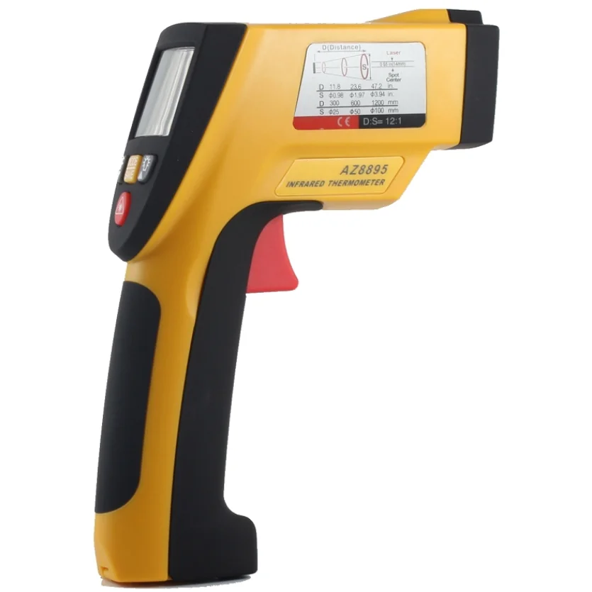 AZ 8895 Non Contact Laser Infrared Temperature Gun Complies with FDA Radiation Performance Standard 21 CFR Subchapter J.