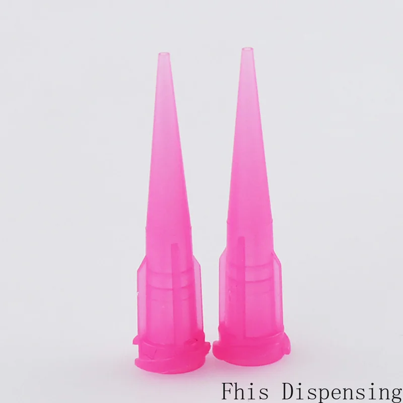 100pcs/pk 20G Plastic Conical Fluid Smoothflow Tapered Needle Dispense Tips