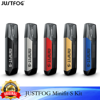 Original Justfog Minift-S Kit Minifit S Pod Vape Kit 420mah Build In Battery with 1.9ml 0.8ml Mesh Coil Pod Vape Pen