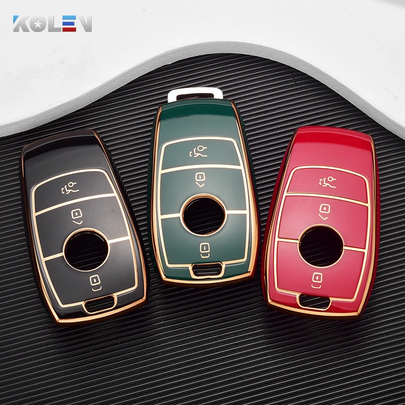 Fashion TPU Car Remote Key Case Cover Shell per Mercedes Benz A C E S G Class GLC CLE CLA GLB GLS W177 W205 W213 W222 X167 AMG