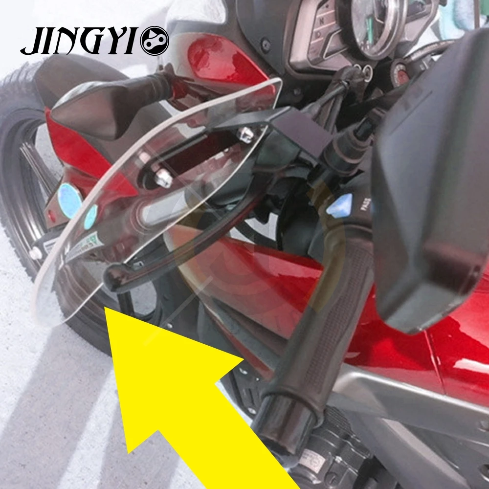 Moto Windscreen For honda x4 xmax 300 honda shadow 750 bulle moto benelli tnt Universial Motorcycle Windshield Deflector Cafe