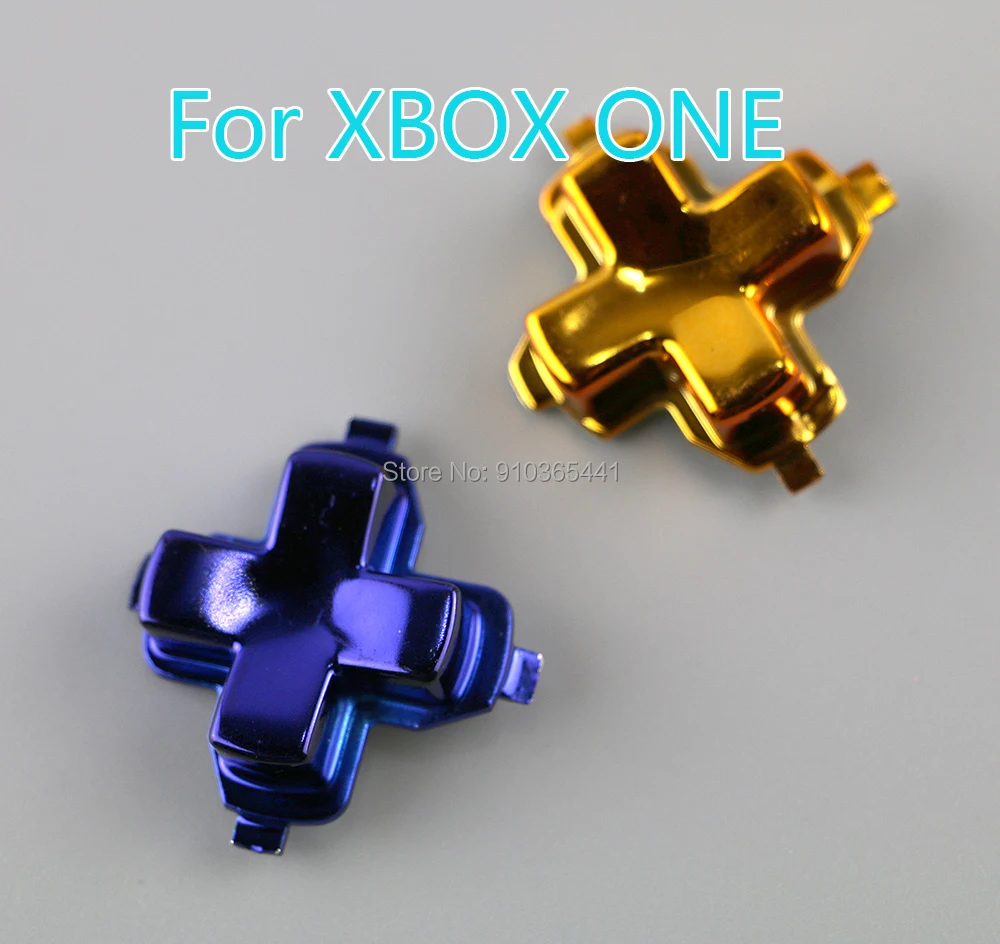 10pcs/lot Replacement Multi Color Chrome Cross Button for Microsoft xbox one xboxone controller Repair Parts