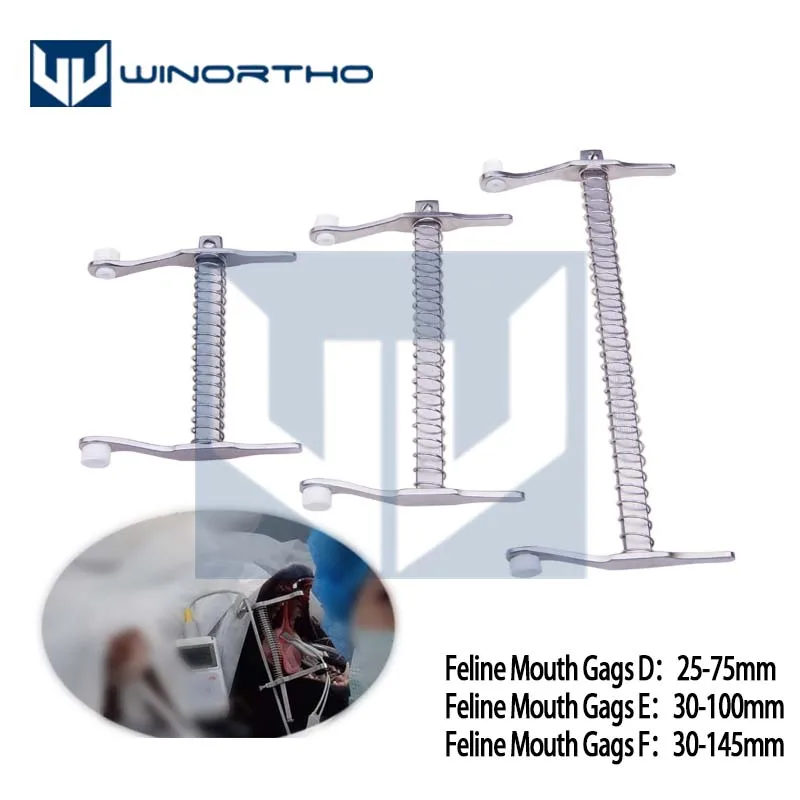 iM3 Stainless Steel Mouth Gags 5/8/12cm  Small Animal Dental Equipment veterinary instruments