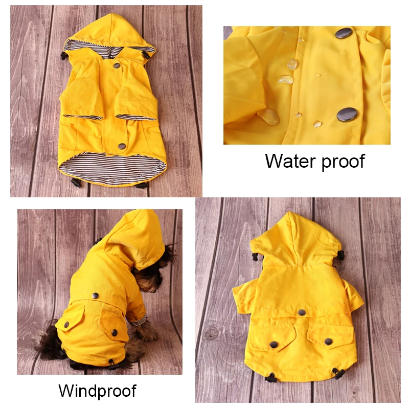 Dog jacket waterproof raincoat pet Costume coat winter warm dog clothes French Bulldog windproof big dog coat Chihuahua Outfits